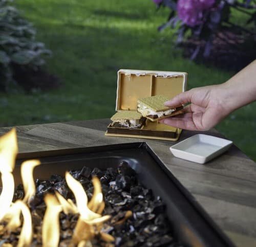 Chocolate Hershey's S'mores Maker Build-A-S'More Marshmallow Campfire - Thumbnail 6
