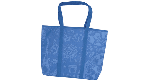 Lancôme Paris Travel Parisian Motif Blue Tote Bag (NWT) - Image 1