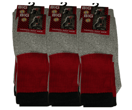 BIG JackThermal Boot Socks Heavy Warm Winter Work Socks Size 10-13 FREE SHIPPING - Image 1