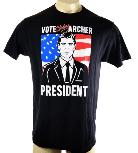 Vote Sterling Archer for President T-Shirt (Size L) - Image 1