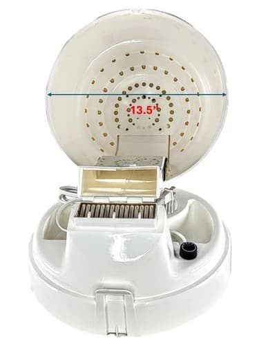 KISS Salon Professional Bonnet Ceramic Portable Hair Dryer, 1875 Watts, White - Thumbnail 5