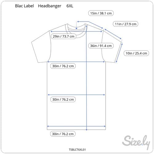 Blac Label "Headbangers" Graphic T-Shirt Men's Size XL – Rock Inspired Gothic St - Thumbnail 7