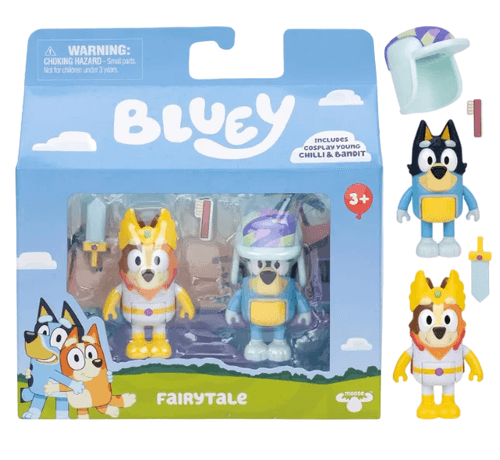 Bluey “Fairytale” Figure Set – Bluey & Bingo Dress-Up Set of 2 - Thumbnail 2