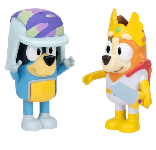 Bluey “Fairytale” Figure Set – Bluey & Bingo Dress-Up Set of 2 - Image 1