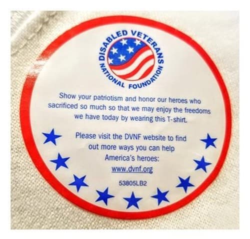 Land of the Free, Home of the Brave USA Flag Independence Day T-Shirt (Size L ) - Thumbnail 3