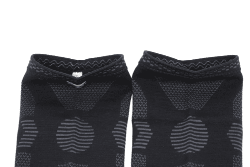 JROD Compression Knee Sleeves (Pair) – Black – Bamboo Fiber Support - Thumbnail 3