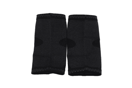 JROD Compression Knee Sleeves (Pair) – Black – Bamboo Fiber Support - Thumbnail 2
