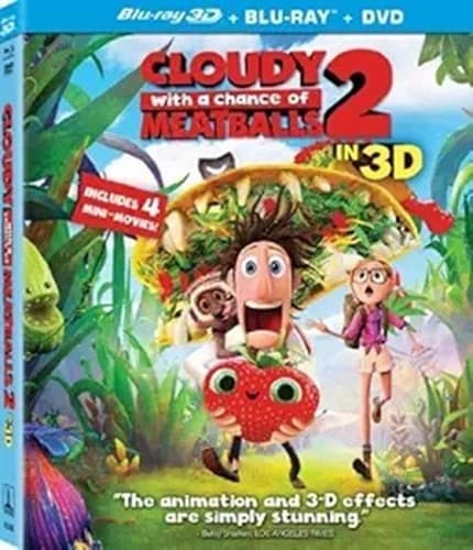 Cloudy 2: Revenge of the Leftovers (Blu-ray/DVD, 2014, 2-Disc Set + Digital NEW - Image 1