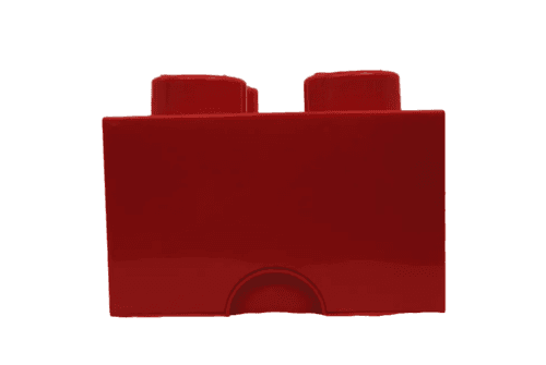 LEGO Storage Brick - Red Plastic Organizer Box - Thumbnail 4