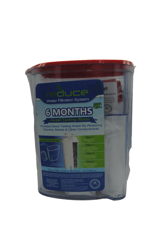 Reduce Water Filter System Pitcher 6-Month Supply – BPA-Free – SEALED - Image 1
