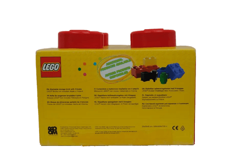 LEGO Storage Brick - Red Plastic Organizer Box - Thumbnail 2