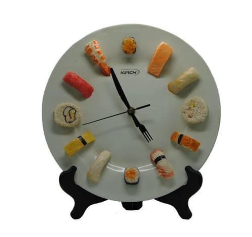Kirch Sushi Plate Wall Clock - Image 1