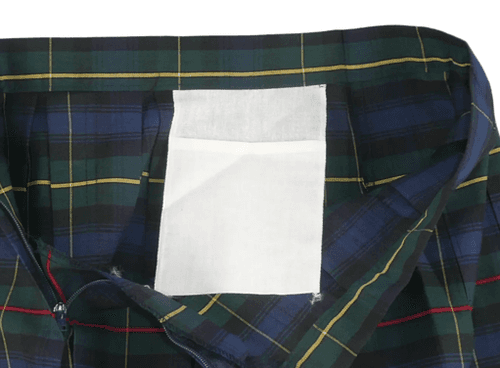 Royal Park Girls School Uniform Plaid Pleated Navy Green Skirt (Size 8) NWT - Thumbnail 4