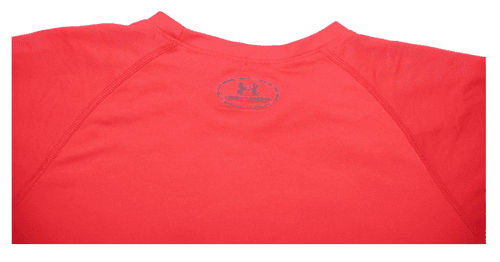 Under Armour Youth XL Red HeatGear Compression Short Sleeve Shirt - Thumbnail 3