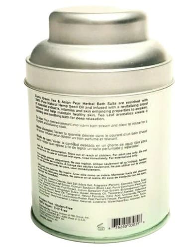 HEMPZ Pure Herbal Extracts Exotic Green Tea & Asian Pear Bath Salt 8oz Pack of 2 - Thumbnail 2