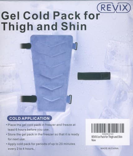 REVIX Gel Cold Pack for Thigh and Shin REX195 Pain Relief New and Reusable - Thumbnail 6