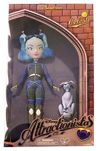 Disney Parks Attractionistas Celeste Doll With Dog Companion NEW in BOX - Thumbnail 2
