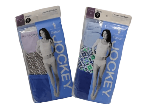 Jockey Elance Womens Underwear Covered Waistband 100% Cotton Variety Packs - Image 1