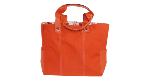 Lancôme Orange Vif Tote Bag with Side Pockets Exclusive Collection - Image 1