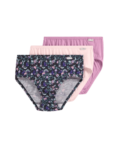 Jockey Elance Hipsters Womens Underwear Covered Waistband 100% Cotton - Image 1