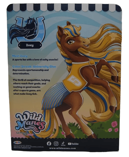 Wild Manes Zoey's Pretzel Twists Horse Pony 13pc Poseable Horse Toy - Thumbnail 2