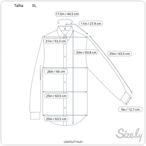 Tallia Bold Floral Long Sleeve Shirt (Size: XL) - Thumbnail 4