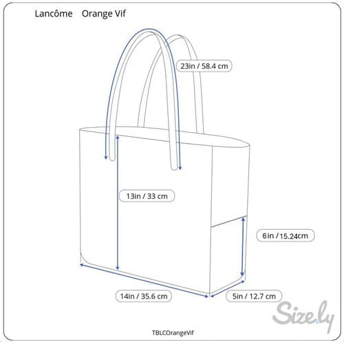 Lancôme Orange Vif Tote Bag with Side Pockets Exclusive Collection - Thumbnail 5