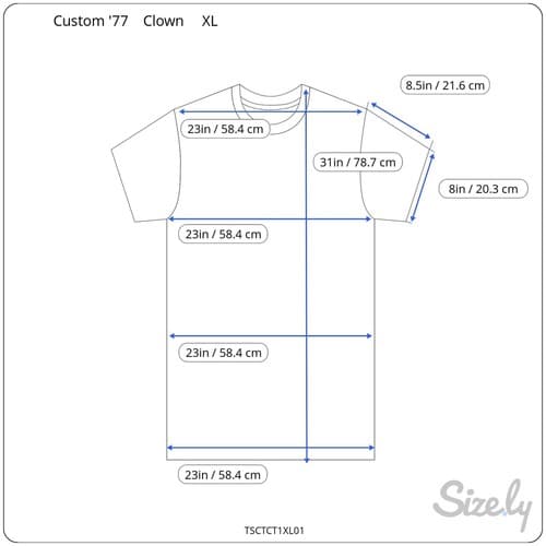 Clown Costume Graphic T-Shirt By Custom 77 – Size XL - Thumbnail 2