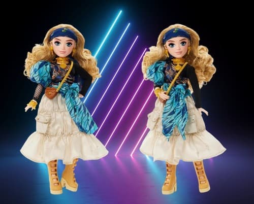 Autumn LUV Fashion Doll – 10" Trendy Bohemian Style Doll - Thumbnail 2