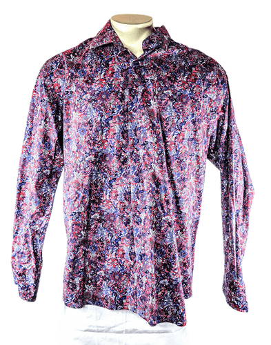 Tallia Bold Floral Long Sleeve Shirt (Size: XL) - Image 1
