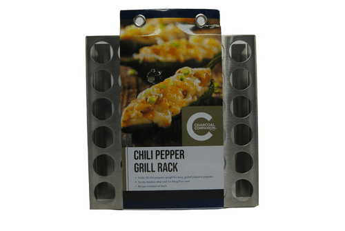 Charcoal Companion Chili Pepper Grill Rack - Stainless Steel Holds 36 Peppers! - Thumbnail 3