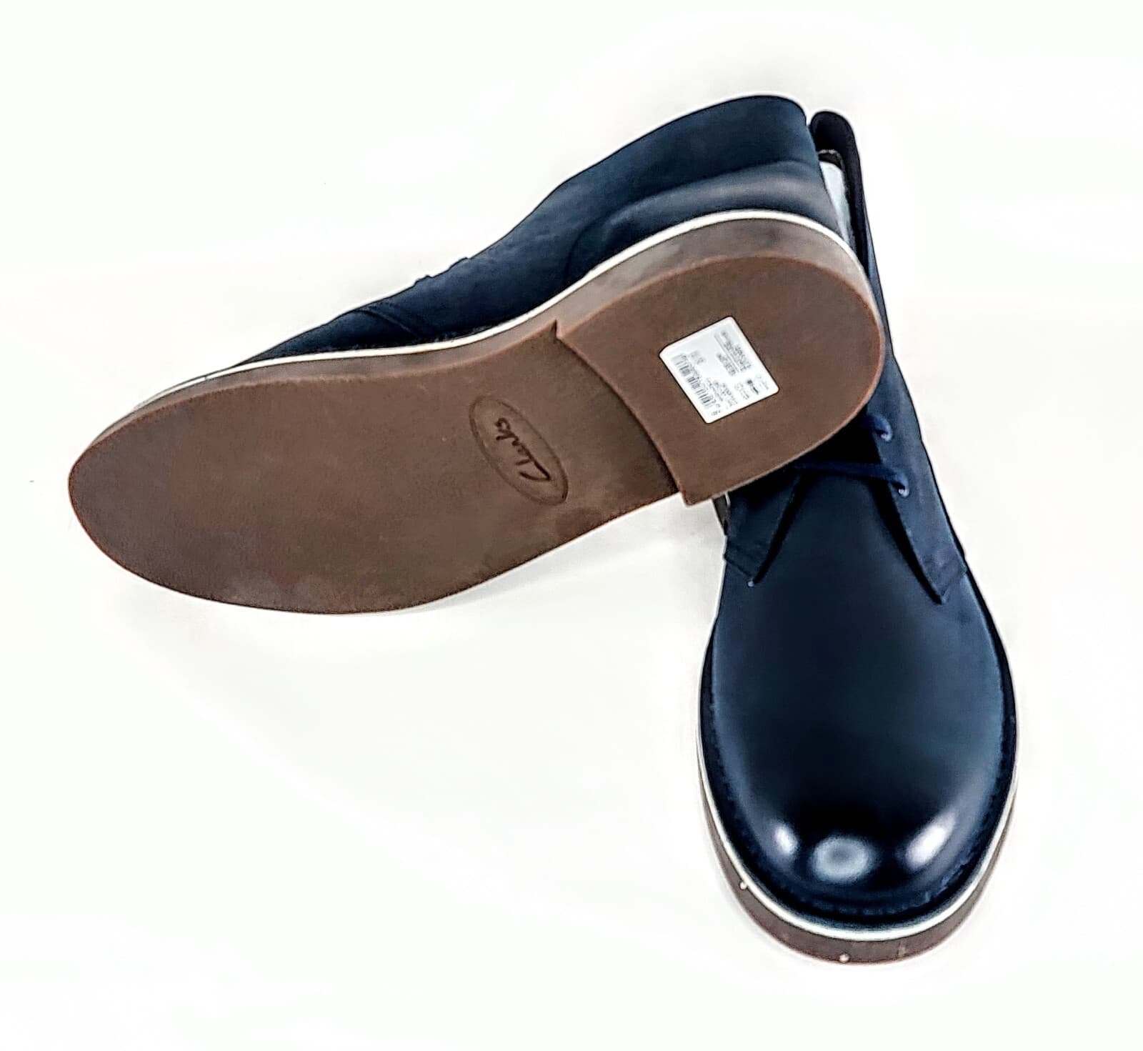 Clarks Men's Bushacre 2 Boot Navy Leather **NEW** - Thumbnail 2