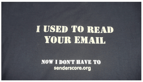 I Used to Read Your Email - Email Security T-Shirt Black by SenderScore - Thumbnail 2