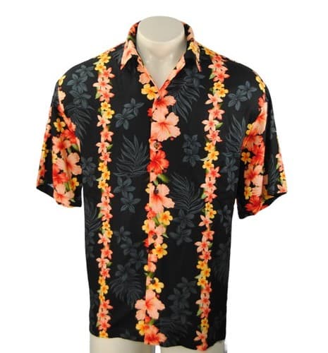Paradise Bay Mens XL Aloha Hawaiian Shirt Made In Hawaii Hibiscus Floral Rayon - Image 1