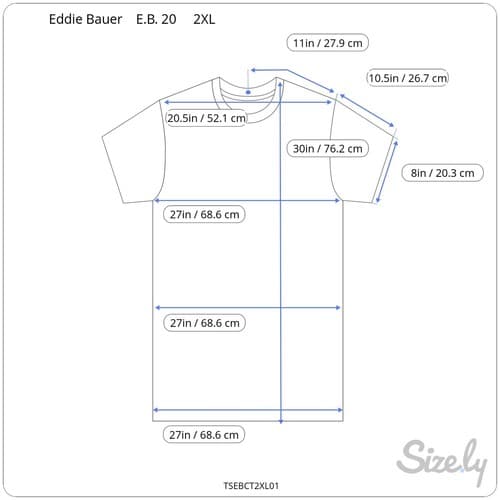 Eddie Bauer E.B.20 Outdoor Outfitter Graphic T-Shirt Men's Size XL - Thumbnail 3