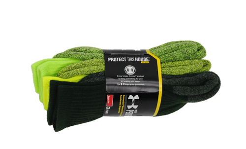Under Armour Youth Performance Crew Socks – 3 Pair Pack – YLG U959 - Thumbnail 2