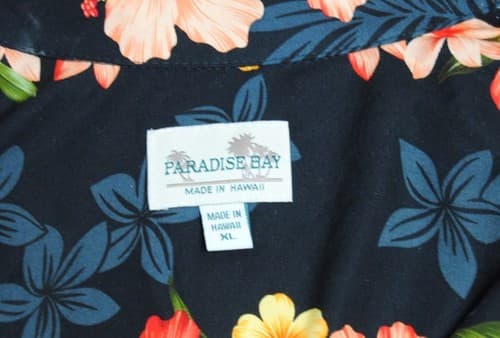 Paradise Bay Mens XL Aloha Hawaiian Shirt Made In Hawaii Hibiscus Floral Rayon - Thumbnail 5