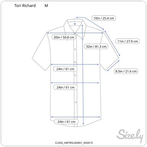 Tori Richard Hawaiian Shirt – Moai face Print (Size M) - Thumbnail 4