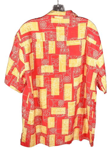 Tori Richard Hawaiian Shirt – Moai face Print (Size M) - Thumbnail 2