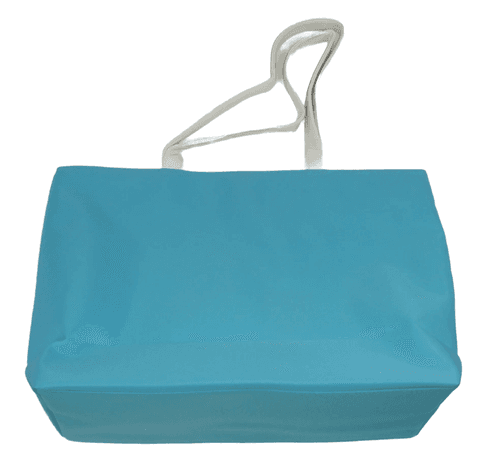 Lancôme Tote Bag Turquoise with White Bow Accent (NWT) - Thumbnail 3