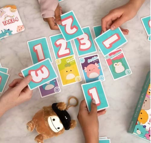 Squishmallows Take 4 Game Card Game Benny The Bigfoot Plush Collectible - Thumbnail 6