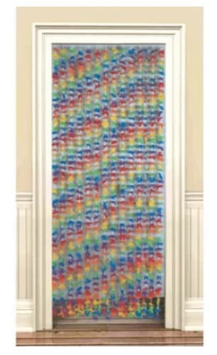 NR-Hawaiian Luau Door Curtain and Lei Garland for party - Image 1
