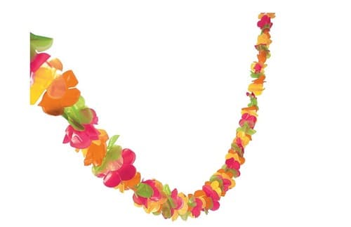 NR-Hawaiian Luau Door Curtain and Lei Garland for party - Thumbnail 2