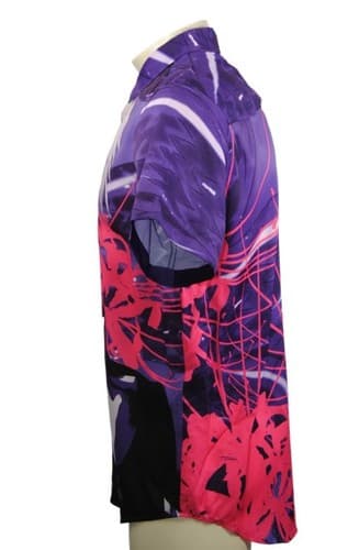 Tokyo Ghoul Anime Button Up Shirt Hot Topic Mens Medium Kaneki Graphic Manga - Thumbnail 2