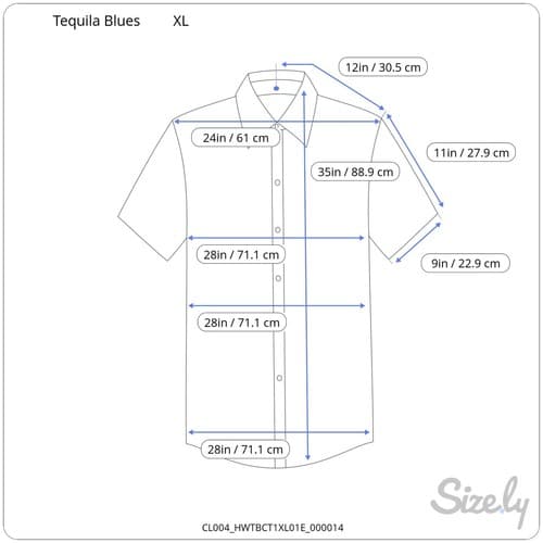 Tequila Blues Hawaiian Shirt – Scenic Island Print (Size: XL) - Thumbnail 4
