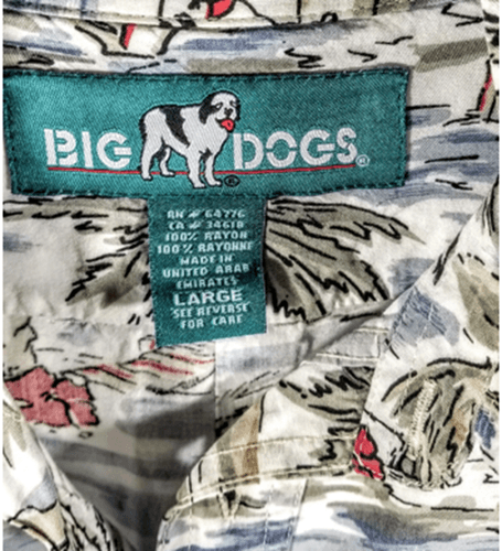 Big Dogs Hawaiian Shirt – Tropical Dog Island Print - Thumbnail 3