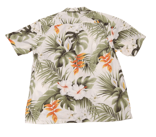 RJC Hawaiian Tropical Floral Print Hawaiian Shirt Large - Thumbnail 2