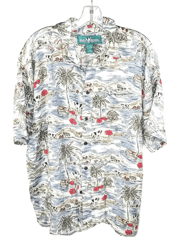 Big Dogs Hawaiian Shirt – Tropical Dog Island Print - Image 1