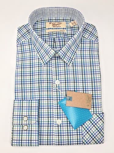 PENGUIN MUNSINGWEAR MEN WEAR DRESS SLIM FIT BLUE HORIZON SHIRT (VARIOUS SIZES) - Image 1