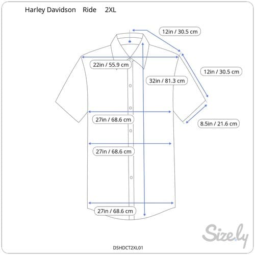 Harley-Davidson Ride Button Down Shirt Black (size 2XL) - Thumbnail 5